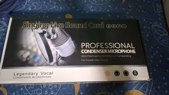 Microfone condensado pra Pc!