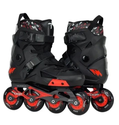 Patins Revolt Preto com Rodas Pretas - 80mm ABEC-9