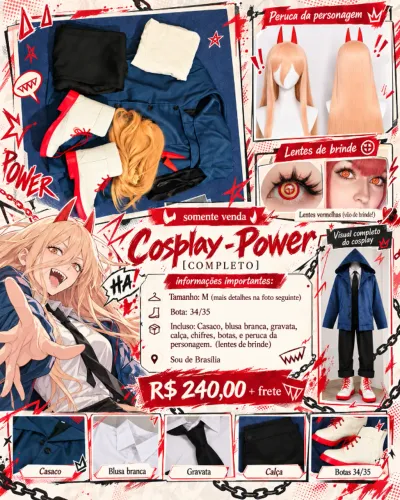 [VENDO] COSPLAY DA POWER - CHAINSAW MAN
