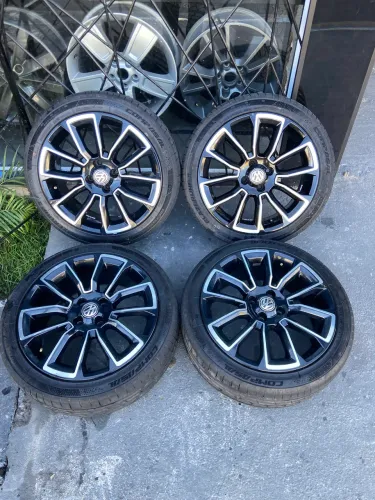 Rodas aro 17 + pneus 205/45/17