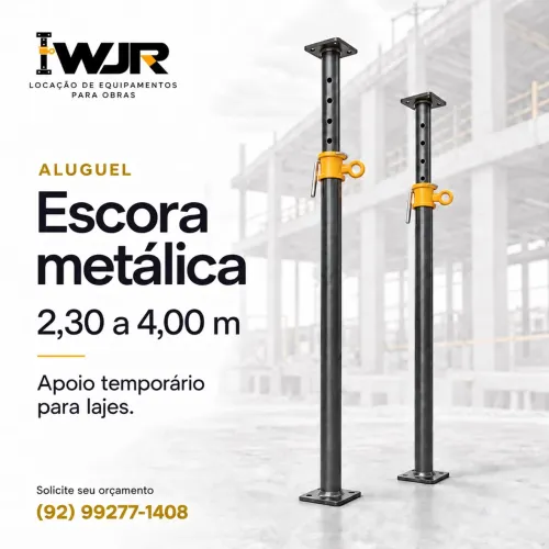 Aluguel de Escoras metálicas