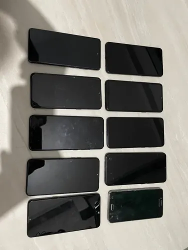 Lote 10 celulares usados - peças