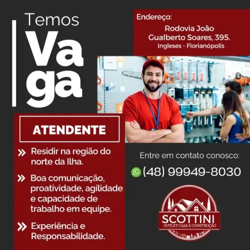 Atendente Material De Construção Ingleses