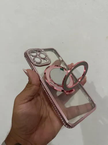 Capinha Com espelho e apoio de celular para iPhone 13 pro max