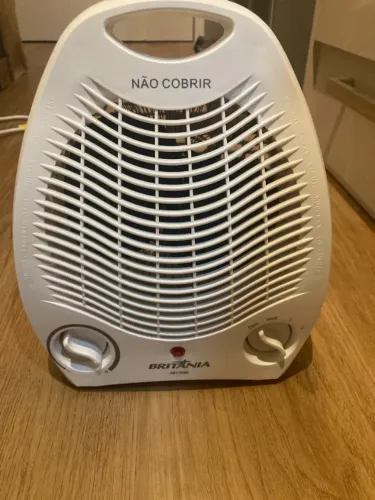 Aquecedor Elétrico Britânia AB1100N 2 em 1 - Seminovo, Nota Fiscal e Garantia