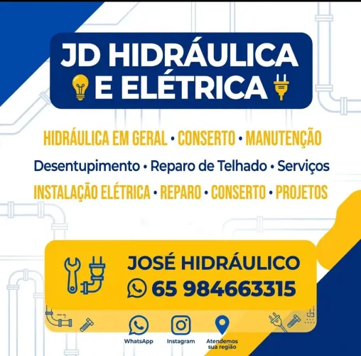 Encanador hidráulica e elétrica e telhado ?