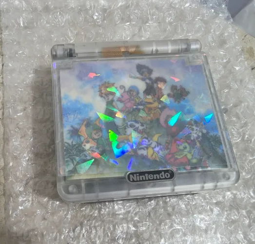 Gameboy advance sp mod Digimon com Ips