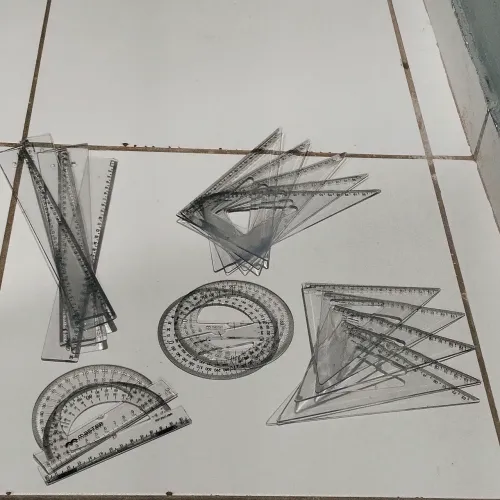 Kit de Geometria Completo para Estudantes - Ideal para Escola e Desenho