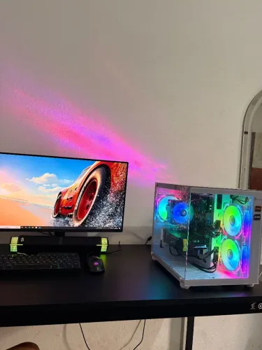 PC Gamer RYZEN 5 + RX 5500 XT | Monitor 24" 144hz + Periféricos ACEITO CARTÃO
