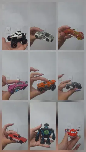 Combo de miniaturas carrinhos figuras