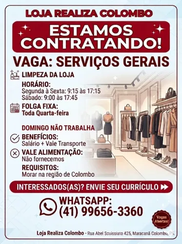 Loja Realiza de Colombo.