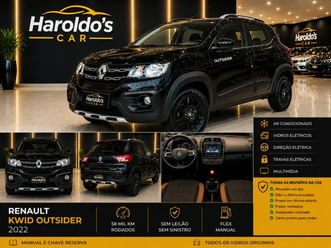 Renault Kwid Outsider 1.0 Flex 12V 5P Mec. 2022