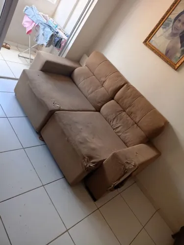 Sofá retrátil reclinável