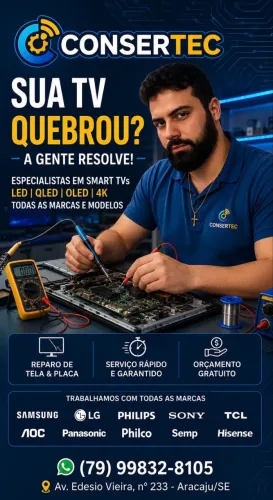 Concerto de tv em Aracaju