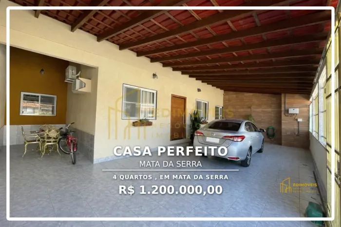 Tranquilidade e conforto: Casa em condomínio na Mata da Serra!