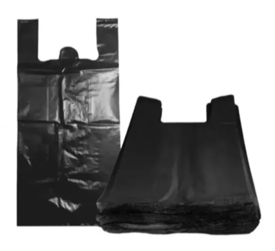1kg de sacolas pretos para entrega novas 