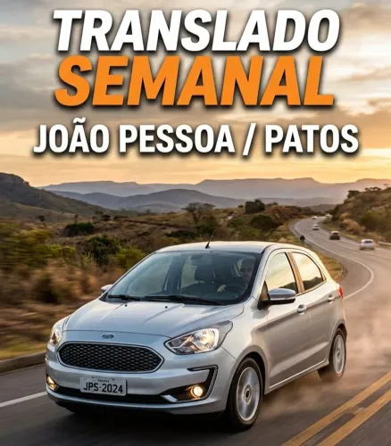 Translado semanal, João Pessoa/ Patos