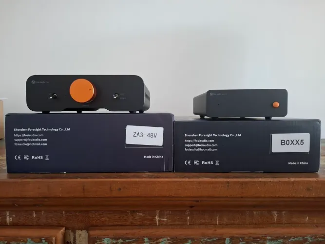 Fosi Pre Phono Box X5 - Amplificador Fosi ZA3