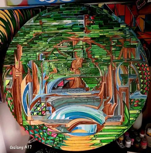 Quadro pintura de arte