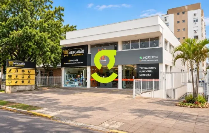 Loja comercial para locação com 128 m² na Av. Otto Niemeyer, bairro Tristeza