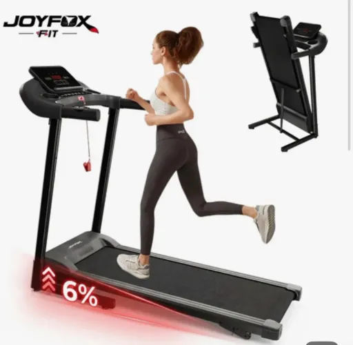 Esteira Elétrica Ergométrica Residencial 14km/h Dobrável Corrida Joyfox Fitness