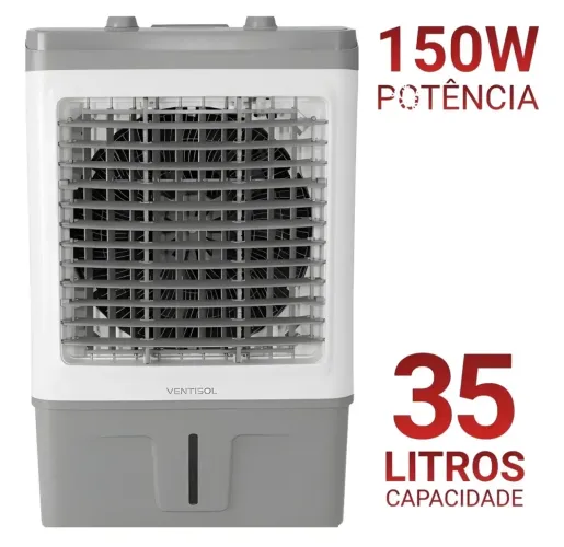 Climatizador Ventisol 150w 35 Litros Umidificador Residencia