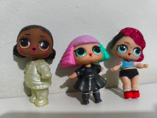 Lote com 3 Bonecas L.O.L. Surprise Originais com Roupinhas
