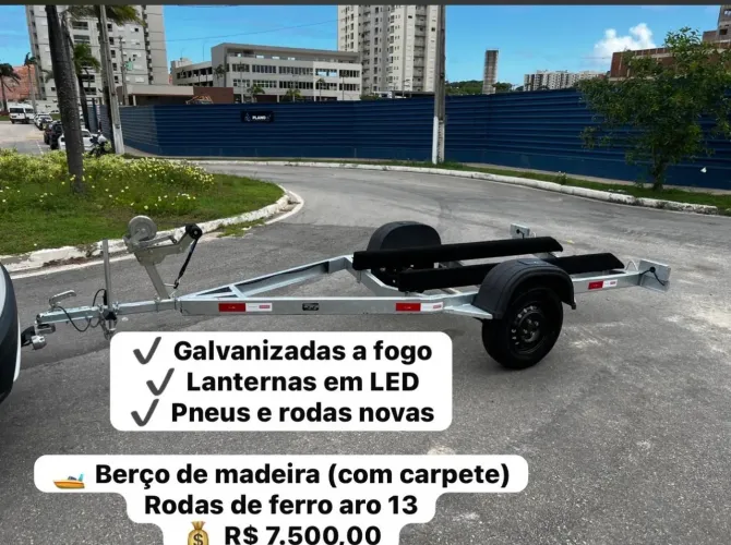 Vendo carretinha jet ski nova 0km