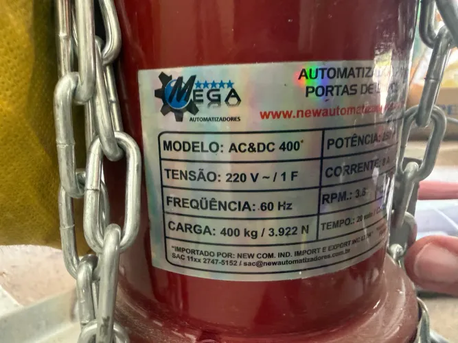 MOTOR AUTOMATIZADOR PORTA ENROLAR