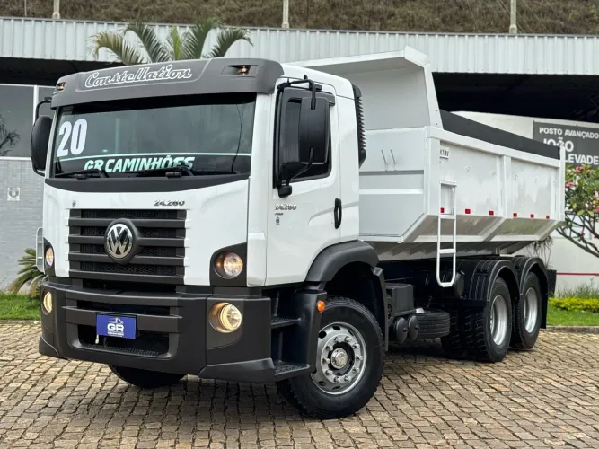 CAMINHÃO VW 24-280 CONSTELLATION TRUCK NA CAÇAMBA EXTRA!!!