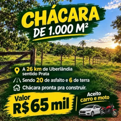 Vendo chácara