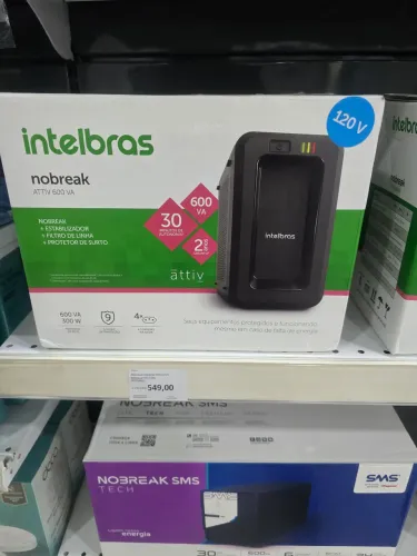 Nobreak intelbras monovolt 600 Va 120v