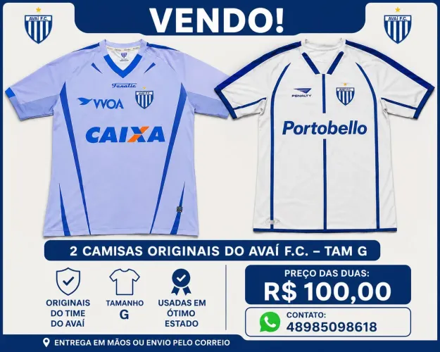 Camisetas de time usadas originais