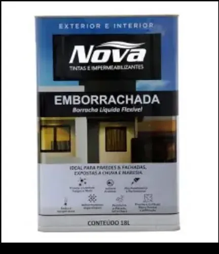 Tinta Emborrachada 18L Branca Nova Tintas
