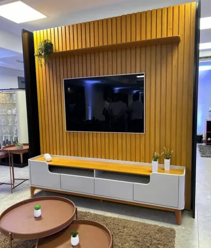 Rack Flip com Painel Supremo 4 Portas para Tv Até 85 Polegadas