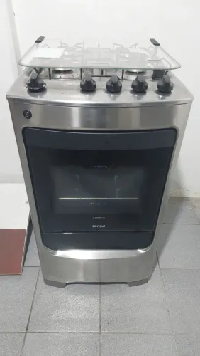 Fogão Consul Inox 4 bocas, pouco uso