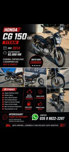 Honda fan 150. Moto em perfeita condições , econômica .