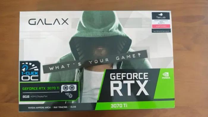 Placa de Vídeo Nvidia RTX 3070TI 8GB Galax