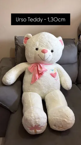 Urso Teddy Creme Gigante 1,30cm