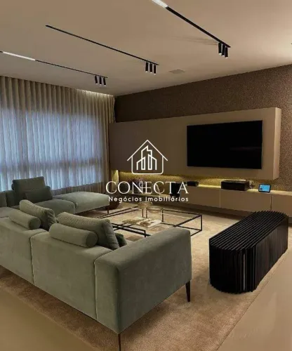 Apartamento mobiliado de 220m² - por R$22.0000,00 para locação, Jardim Karaiba - Uberlândi