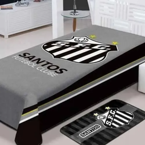 Cobertor Santos Futebol Clube Jolitex Raschel Solteiro