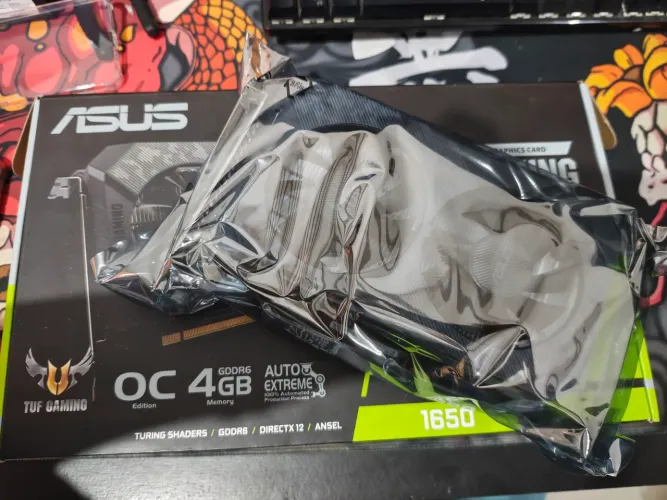 Placa de vídeo GTX 1650 Asus Tuf(nova)
