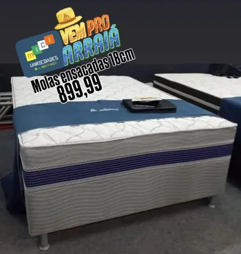 Unibox casal bon sono molas ensacadas 18cm 