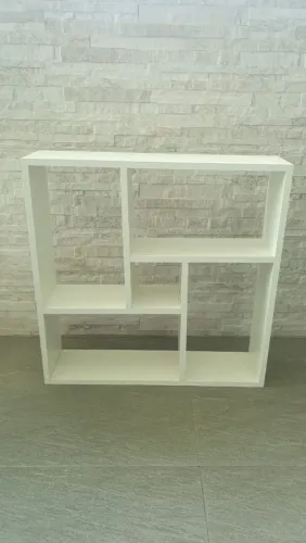 Nicho em MDF branco 60cm X 60cm X 15cm