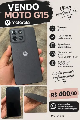 CELULAR MOTO G15