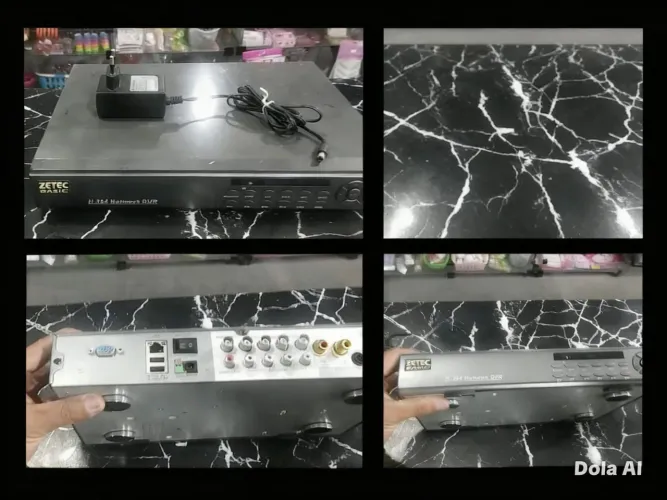Central de alarme e DVR h264