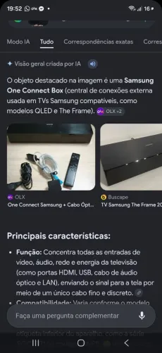 One connect boxTV Samsung  estar sem controlle