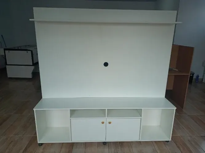 Conjunto 70'' branco em mdf