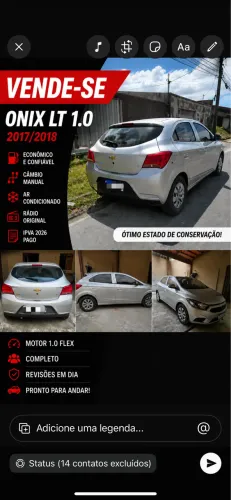 Chevrolet Onix Hatch LT 1.0 8V Flex Mec. 4P 2018