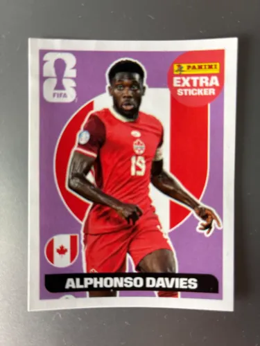 Figurinha Legend Bordô Alphonso Davies FIFA World Cup 2026